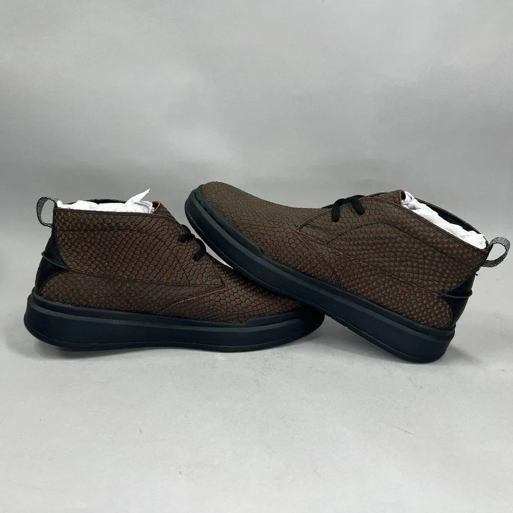 Stacy Adams Cai Chukka Boots Men's Size 7 Brown Leather Plain‎ Toe Casual Shoes